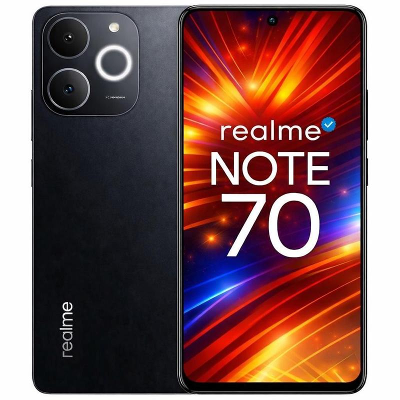 Smartphone Celular Realme Note 70, 256GB, 4GB RAM, Android 14